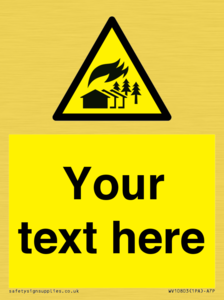 Custom Warning: Large scale fire zone